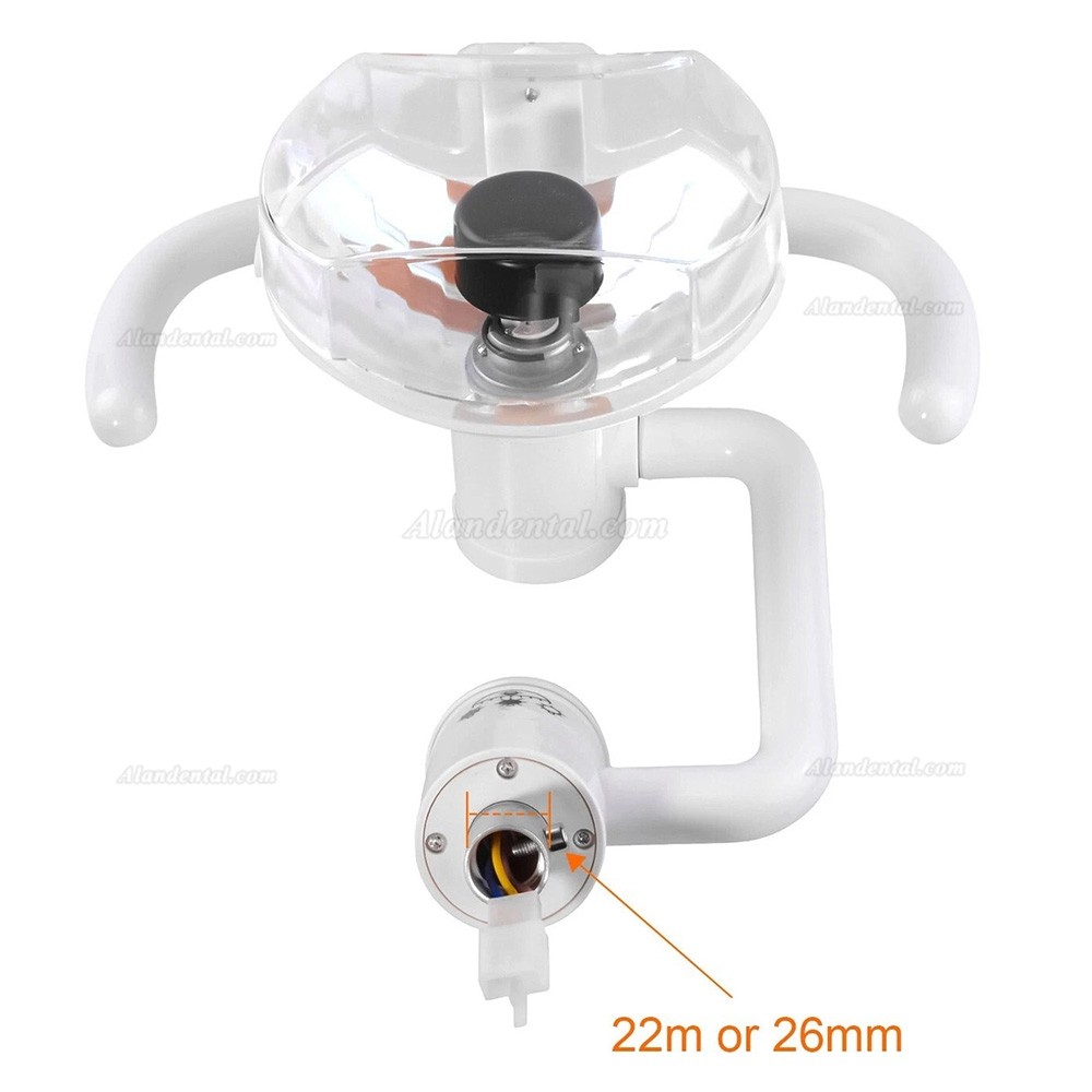 50W Dental Oral Lamp Wall Mounted Cold Light Shadowless Surgical Exam Lamp